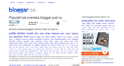 Desktop Screenshot of bloggar.se
